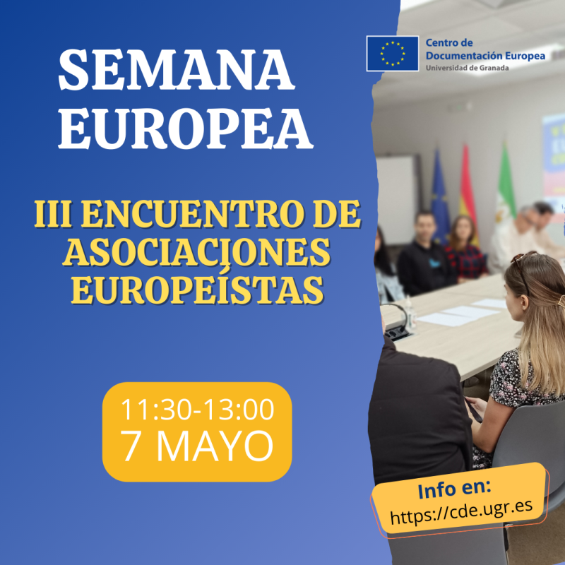 III Encuentro de Asociaciones Europeístas III Encuentro de Asociaciones Europeístas