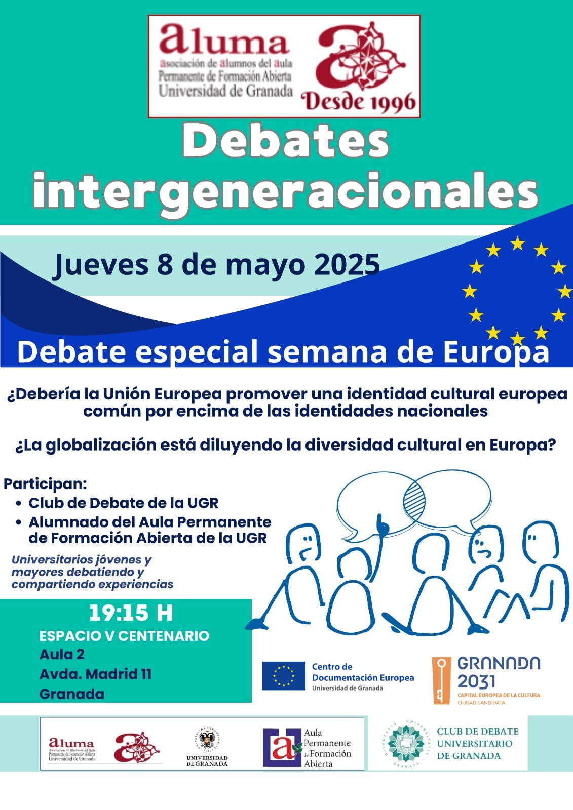 Debate intergeneracional sobre el presente y el futuro de la identidad cultural europea